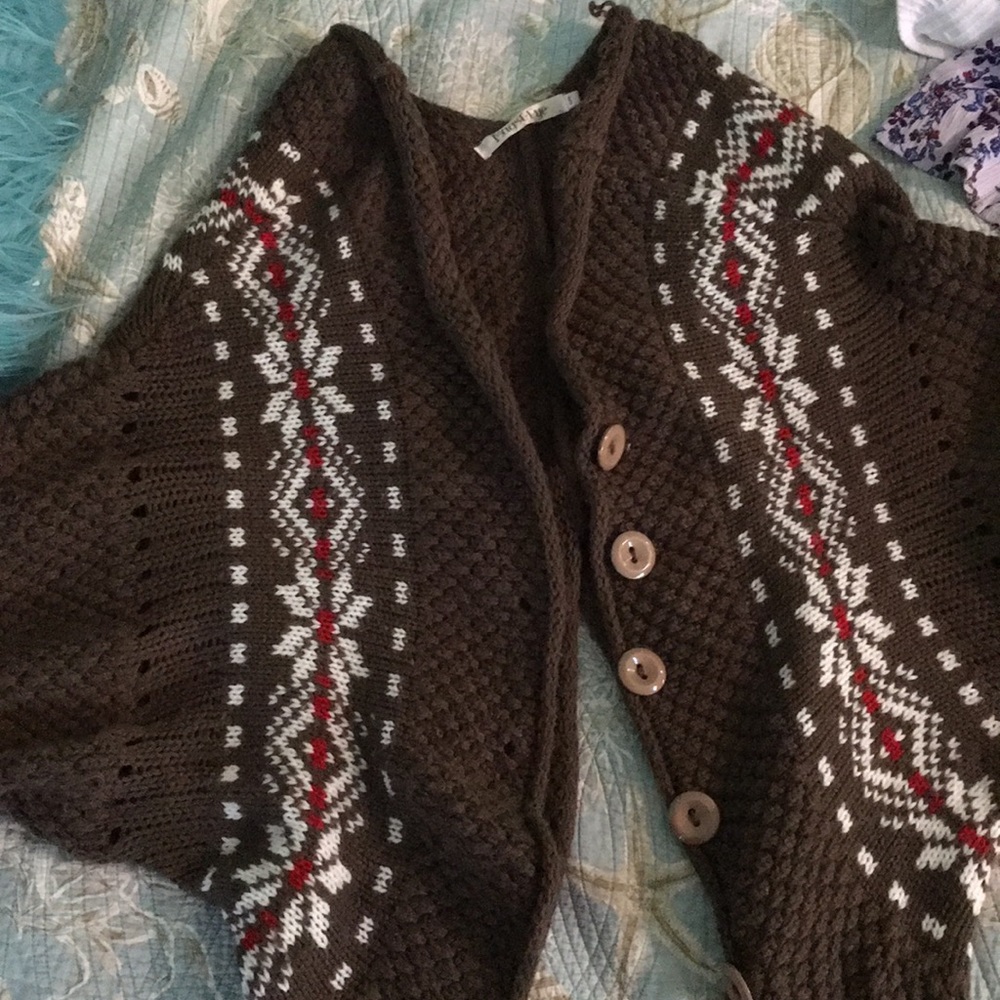 Brown Knit Sweater